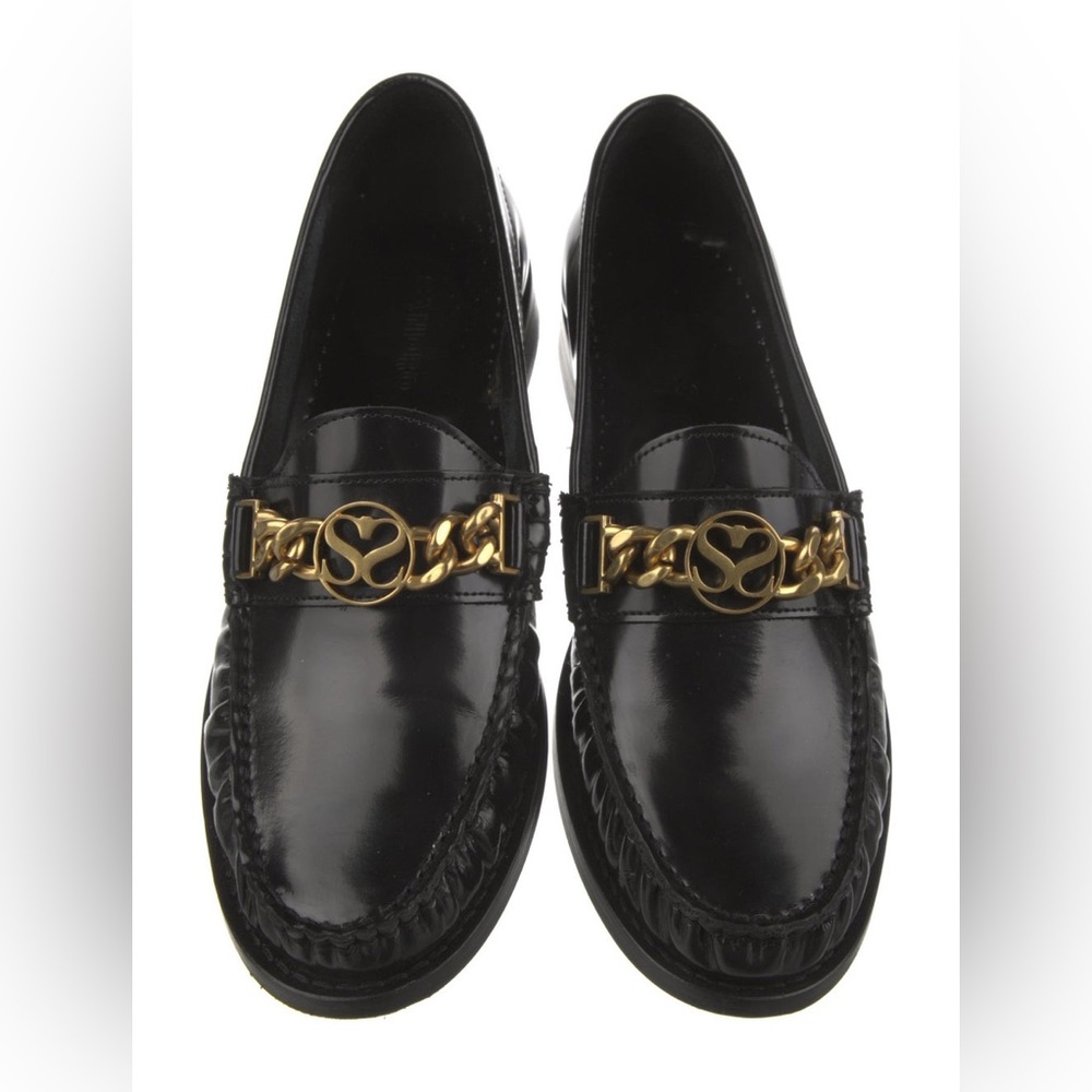 Sandro chain link loafers sz 37